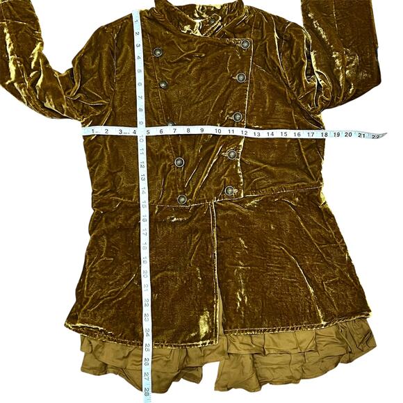 NEW Free People Faye Crushed Velvet Jacket - Picture 12 of 12
